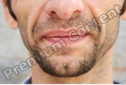 Mouth Man White Slim Bearded